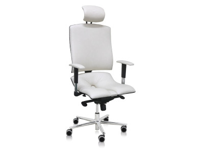 Ergonomická židle Ásana Architekt Ekokůže Creme